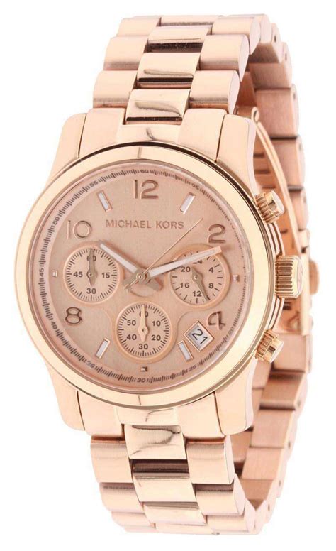 michael kors red rose watch|rose gold mk watch women's.